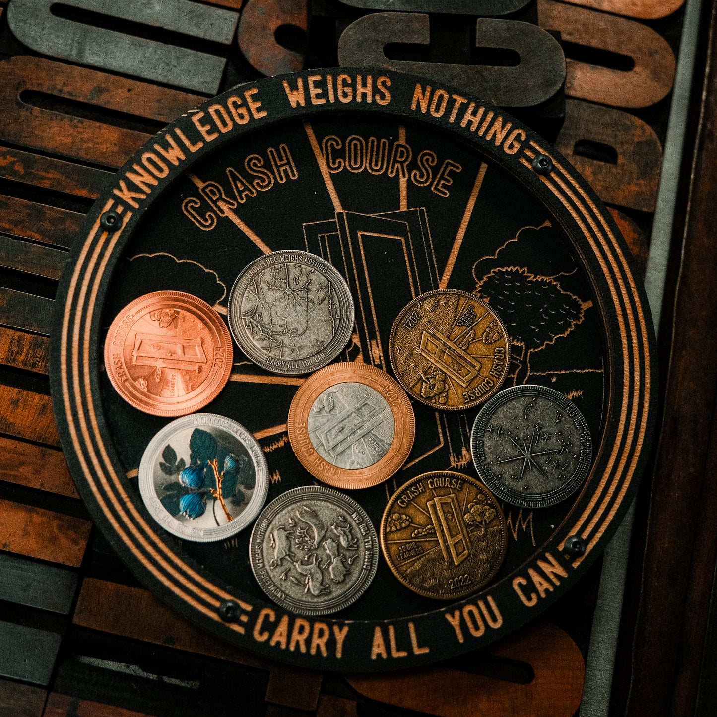 5th Anniversary Coin Display